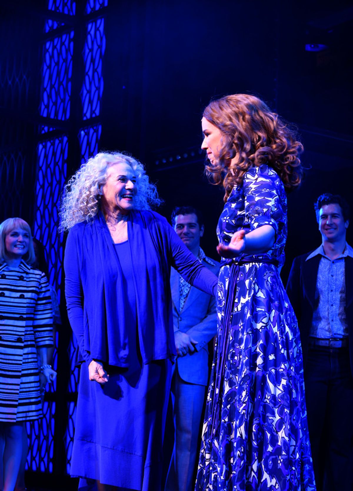 Chilina Kennedy and Carole King at 