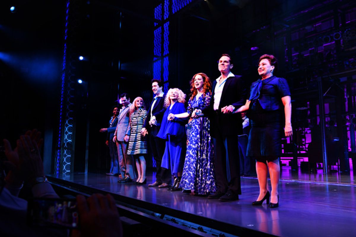 Carole King and Beautiful cast at 