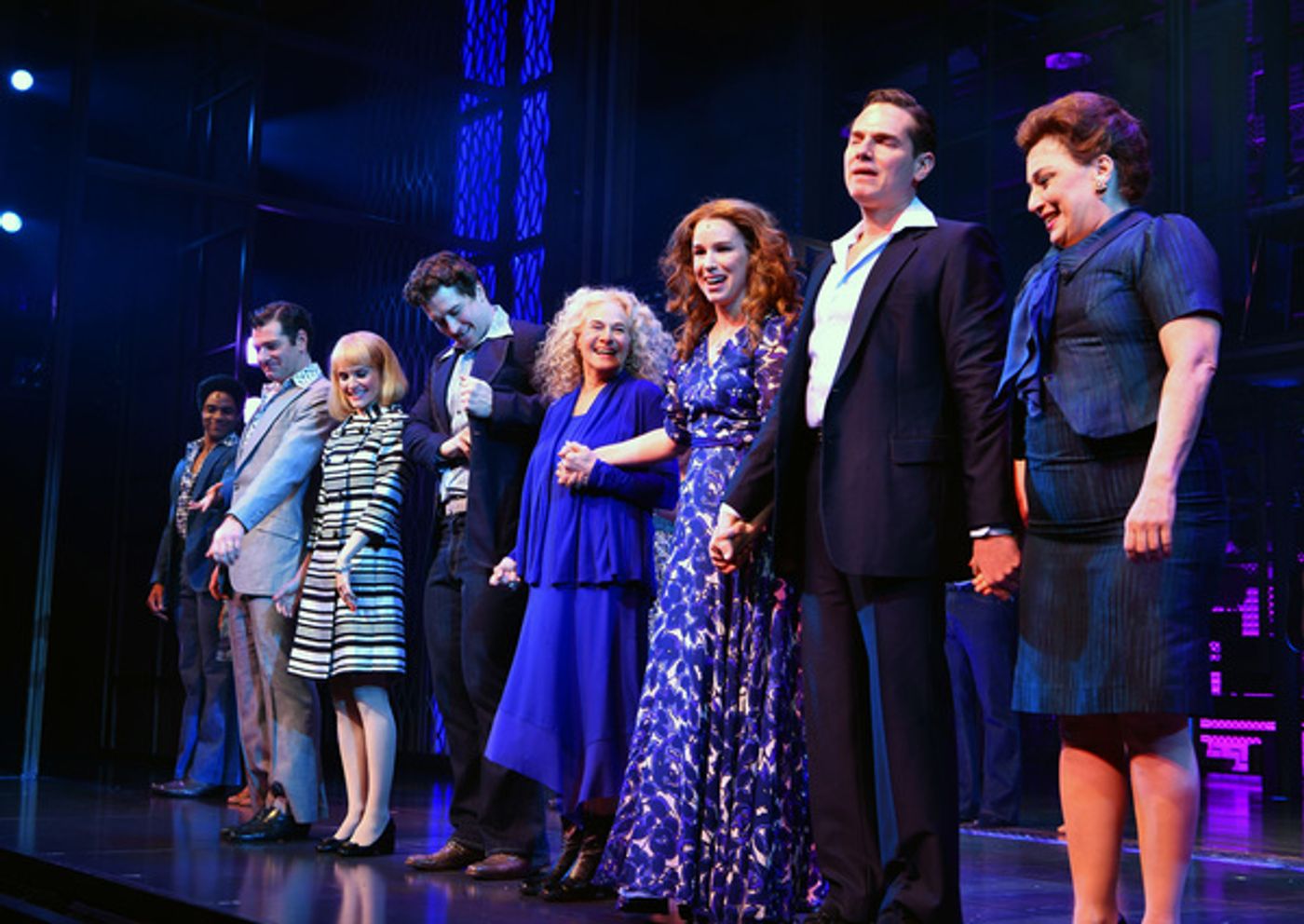 Photo Flash: Carole King Surprises the Cast of BEAUTIFUL With a Performance and Curtain Call  Image