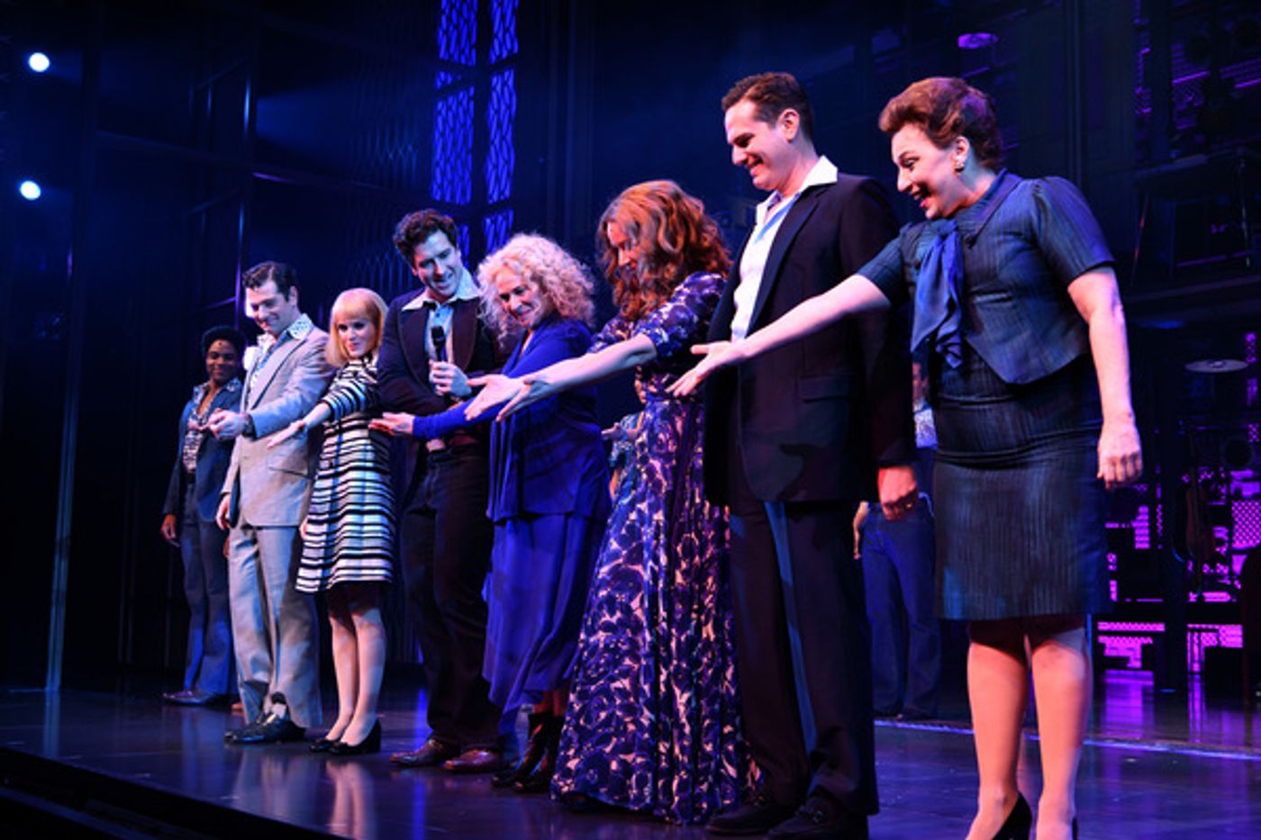 Photo Flash: Carole King Surprises the Cast of BEAUTIFUL With a Performance and Curtain Call  Image
