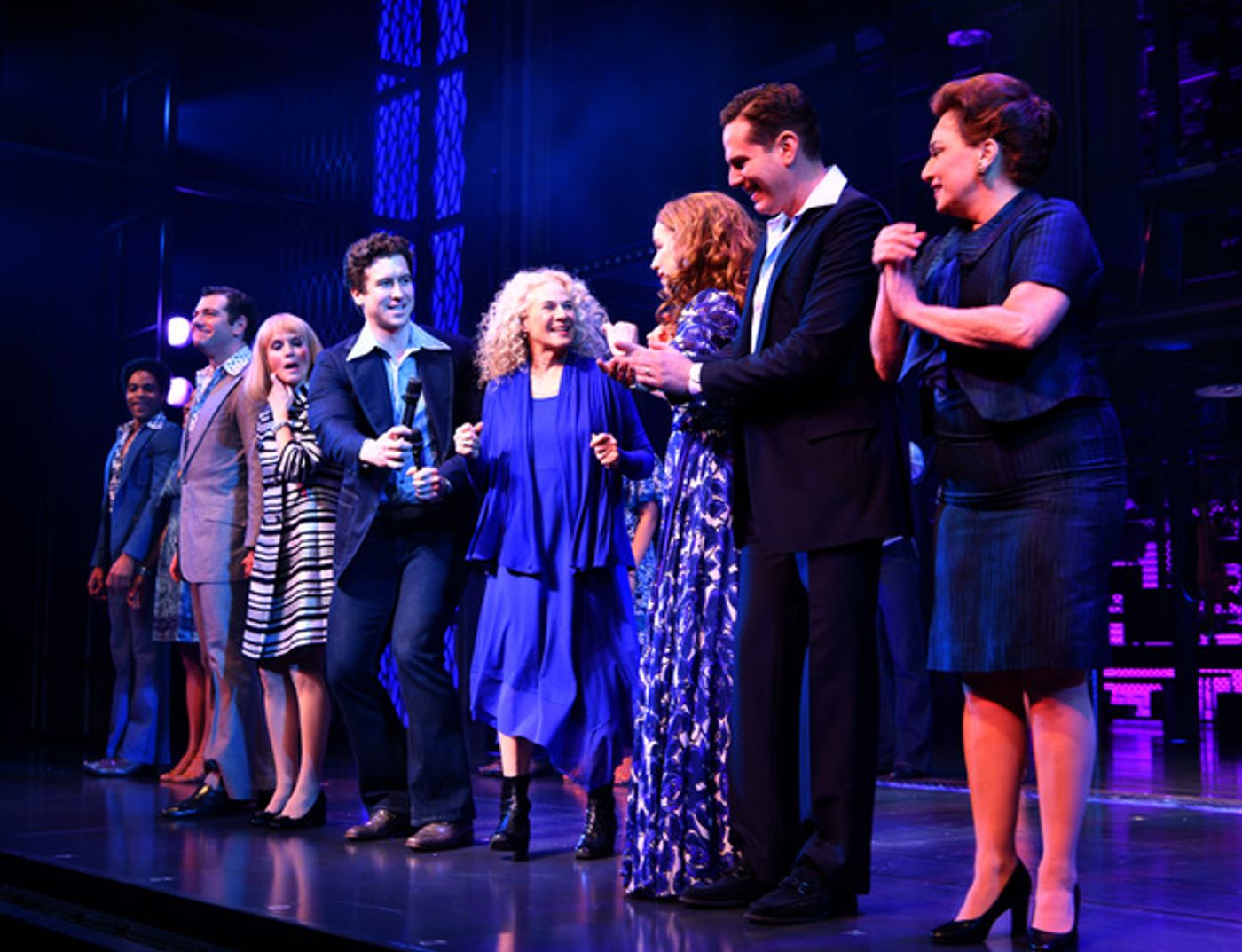 Photo Flash: Carole King Surprises the Cast of BEAUTIFUL With a Performance and Curtain Call  Image