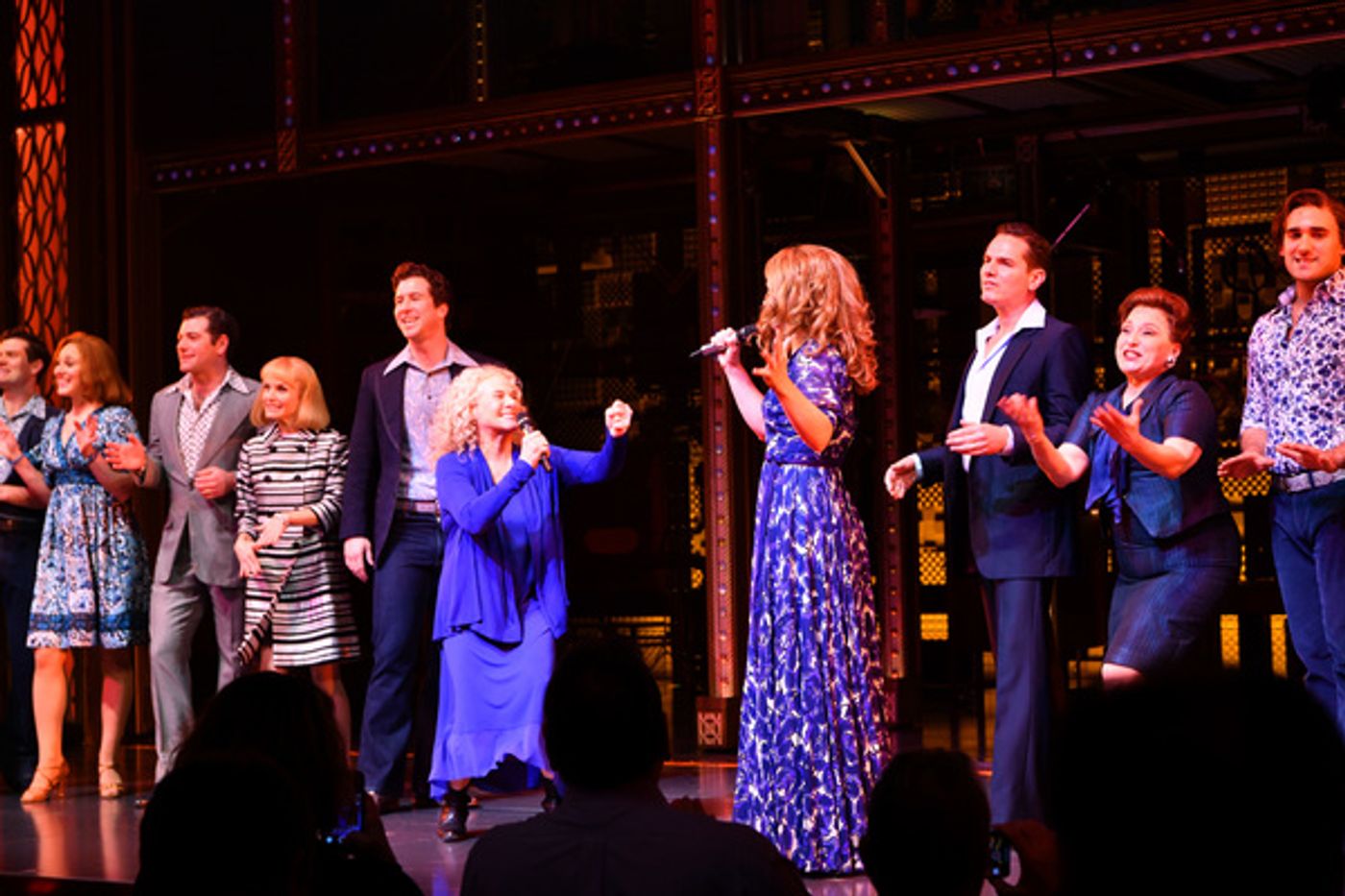 Photo Flash: Carole King Surprises the Cast of BEAUTIFUL With a Performance and Curtain Call  Image