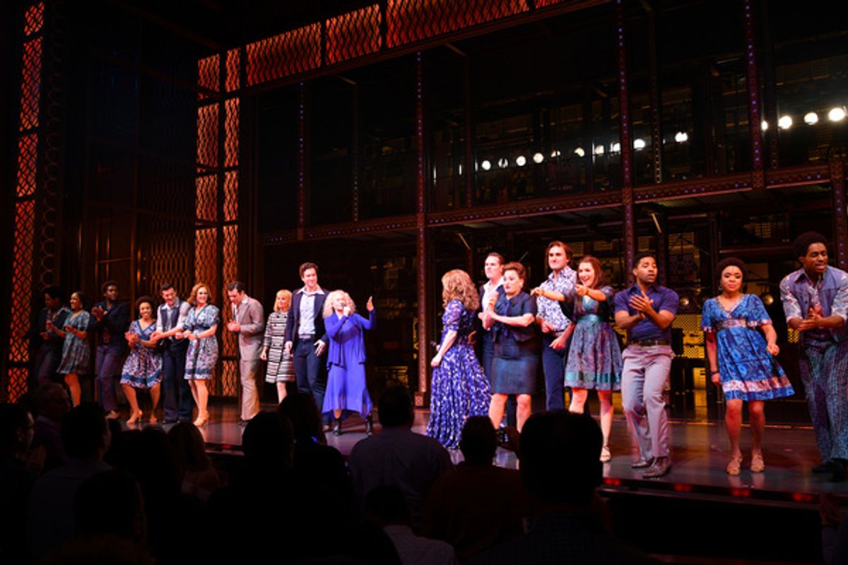 Carole King and Beautiful cast at 