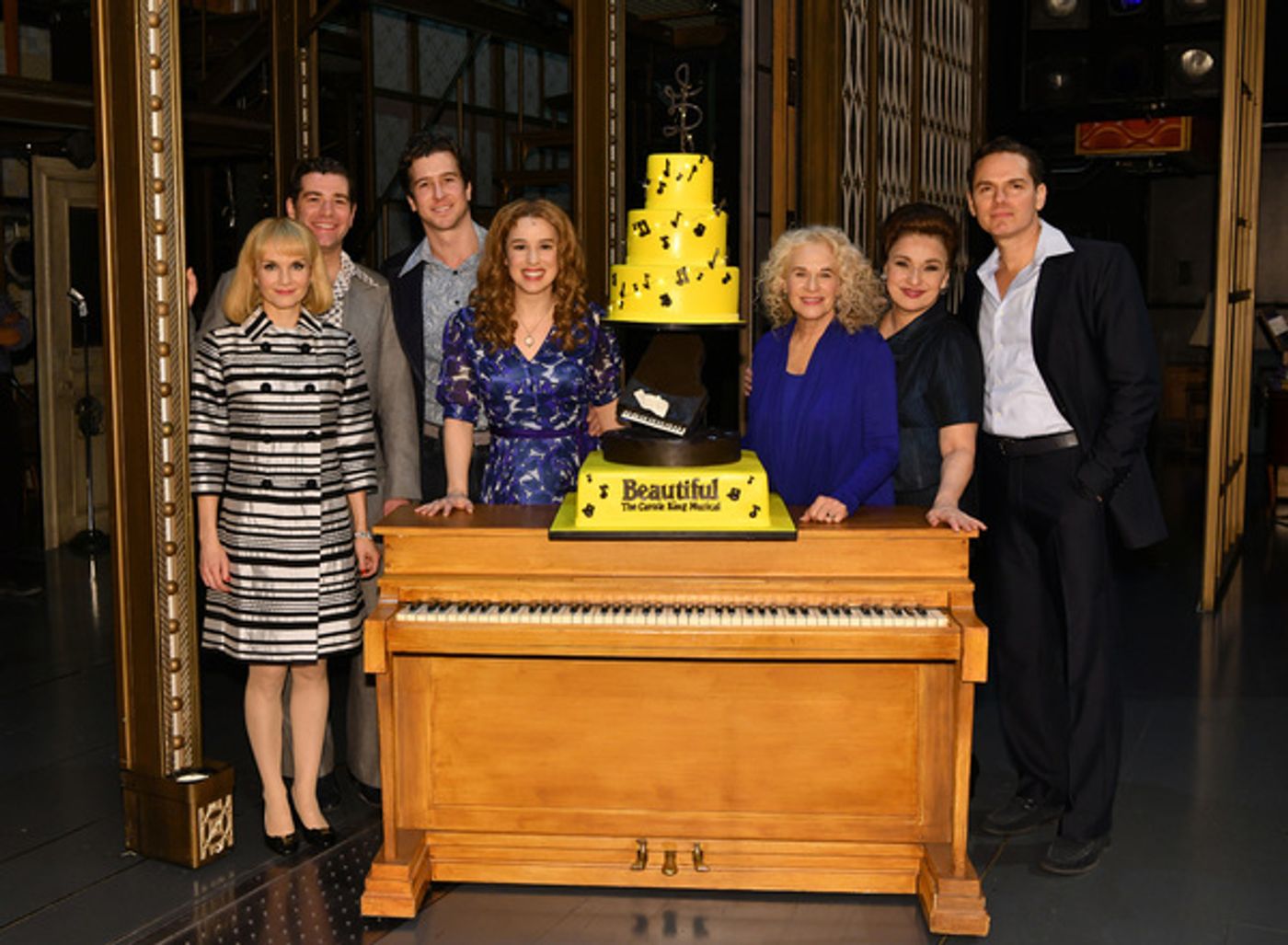 Photo Flash: Carole King Surprises the Cast of BEAUTIFUL With a Performance and Curtain Call  Image