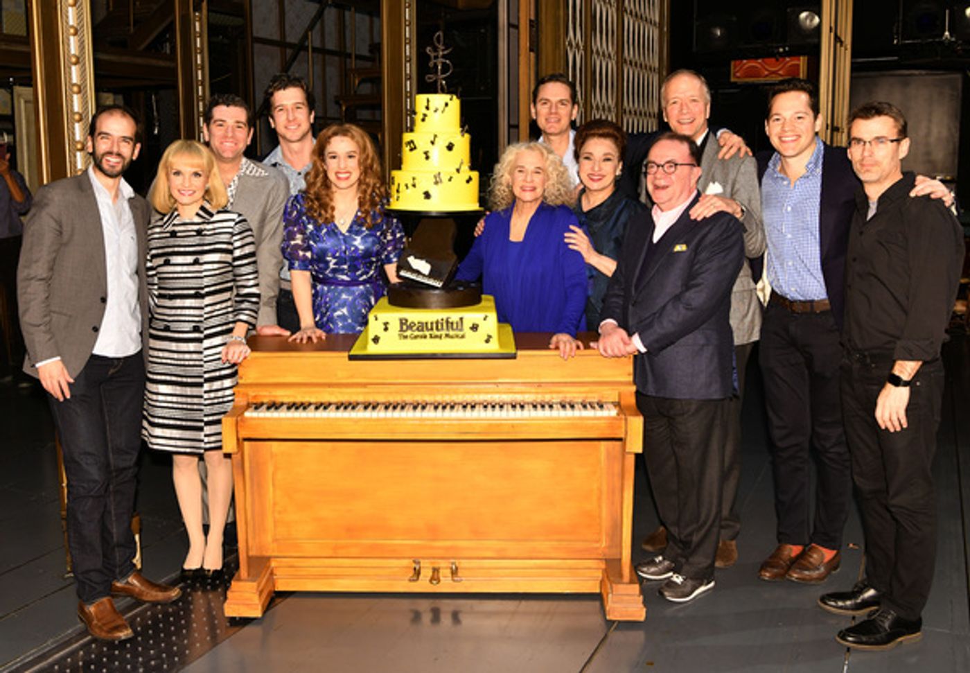 Photo Flash: Carole King Surprises the Cast of BEAUTIFUL With a Performance and Curtain Call  Image