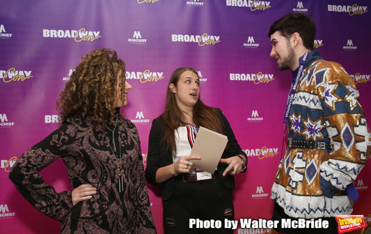 Ellie Heyman, Leah Lane and Max Vernon at 