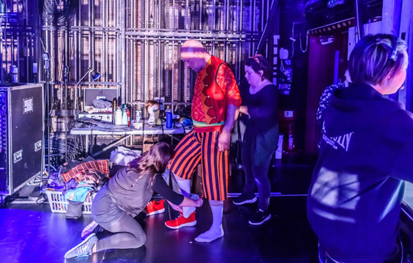 Photo Flash: Backstage at Birmingham Hippodrome's PETER PAN Photo Flash: Backstage at Birmingham Hippodrome's PETER PAN Image