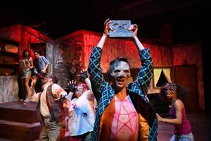 Josh Kemper with (back, l to r) Stevie Love, Jordan Dell Harris, Robert Quintanilla, Caitlin Jackson and Kirby Gibson @ BroadwayWorld Josh Kemper with (back, l to r) Stevie Love, Jordan Dell Harris, Robert Quintanilla, Photo