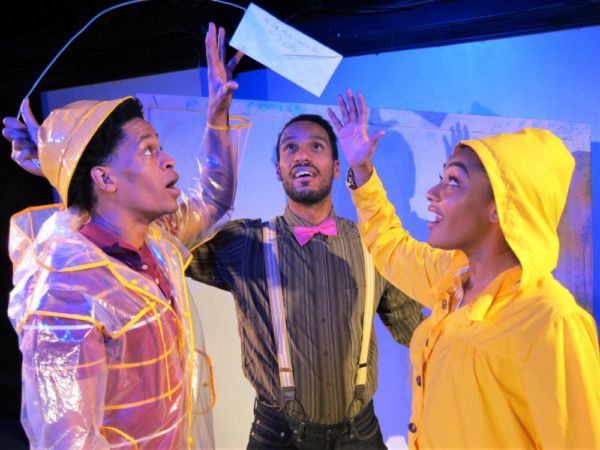 Justin Jorrell, Justin Campbell, and Gabrielle Bullard in The Snowy Day and Other Sto Photo
