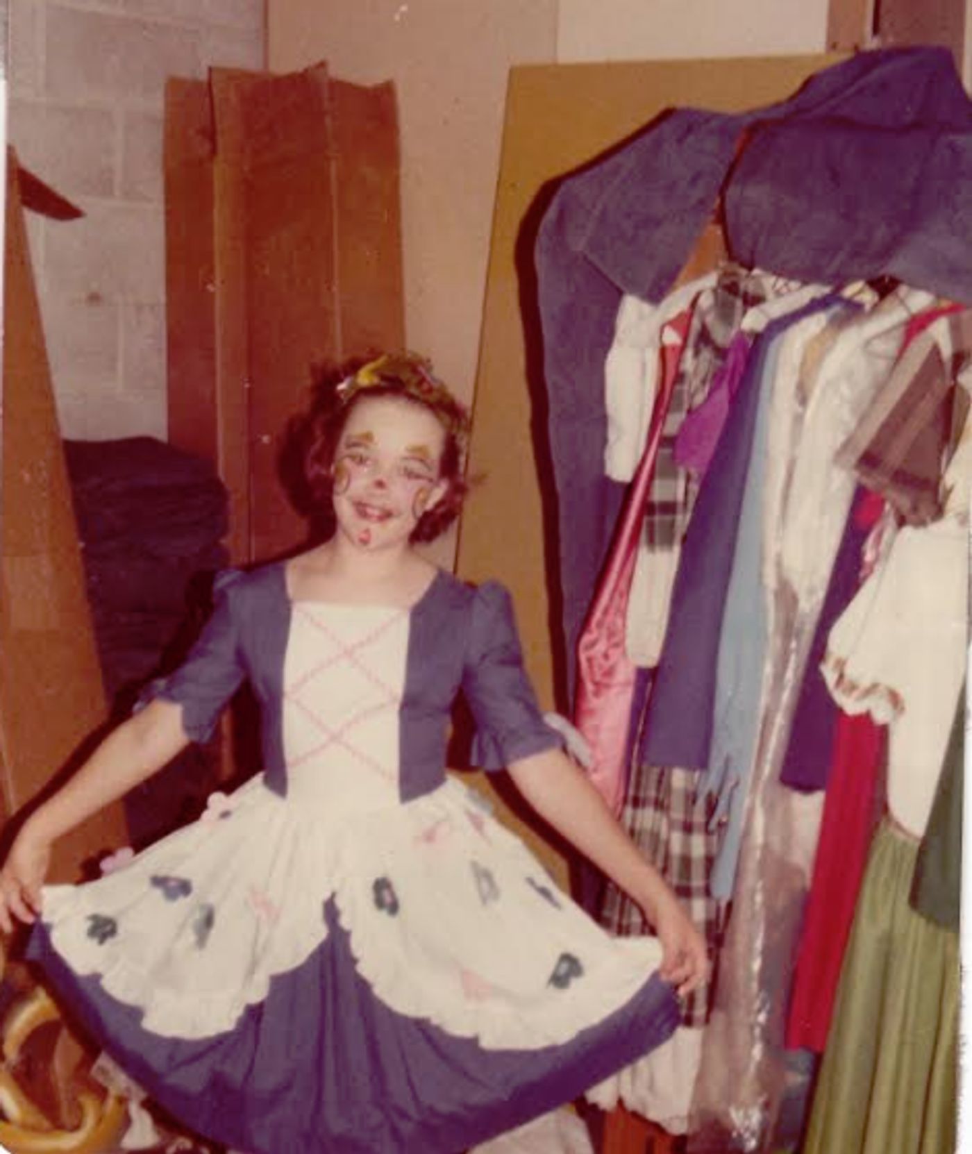 First show as a Munchkin at Junior Theatre 