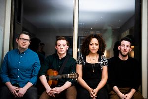 Lilli Cooper, Nick Blaemire, Mike Dobson, Ethan Slater @ BroadwayWorld Lilli Cooper, Nick Blaemire, Mike Dobson, Ethan Slater Photo