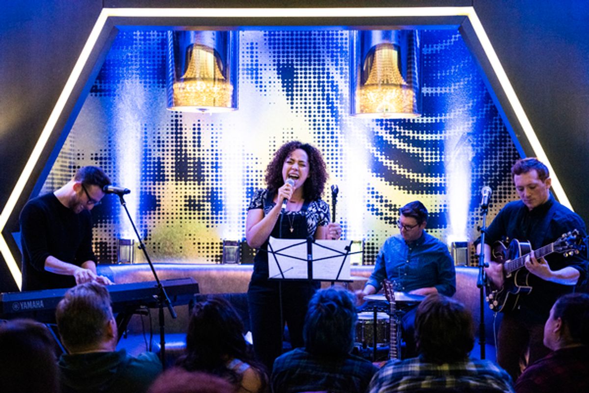 Nick Blaemire, Lilli Cooper, Ethan Slater at 