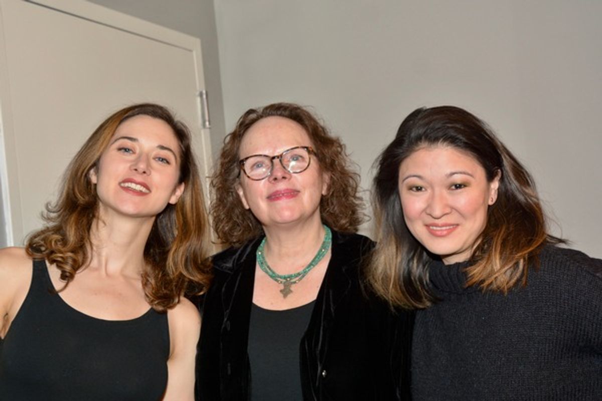 Kate Abbruzzese, Maryann Plunkett and Jennifer Lim at 