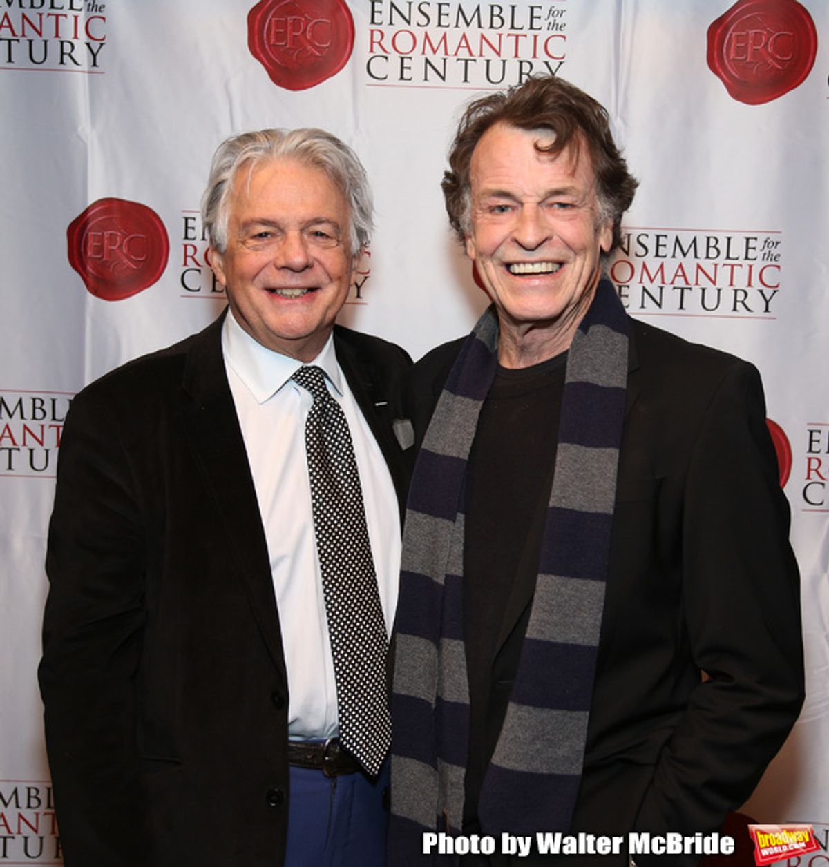 Donald T. Sanders and John Noble at 