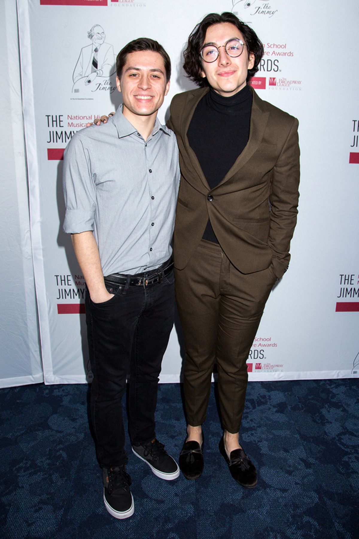 Josh Strobl (Jimmys 2016) and Mason Alexander Park (Jimmys 2012) at 