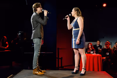 Elizabeth Romero and Ryan McCartan Photo