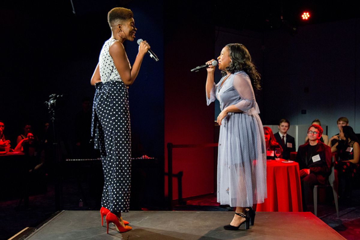 Marla Louissaint and Erica Durham at 