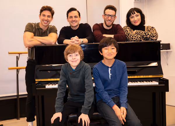 Nick Adams, Max von Essen, Nick Blaemire and Eden Espinosa, Thatcher Jacobs and Jim K Photo