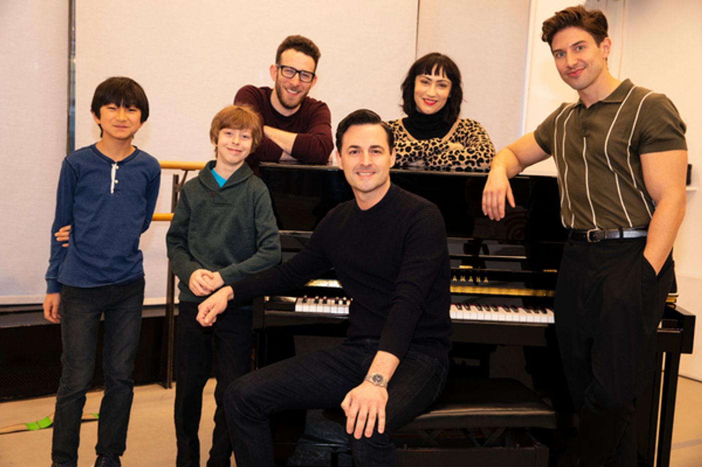 Photo Flash: Rehearsals Begin for the Tight-Knit FALSETTOS Family  Image