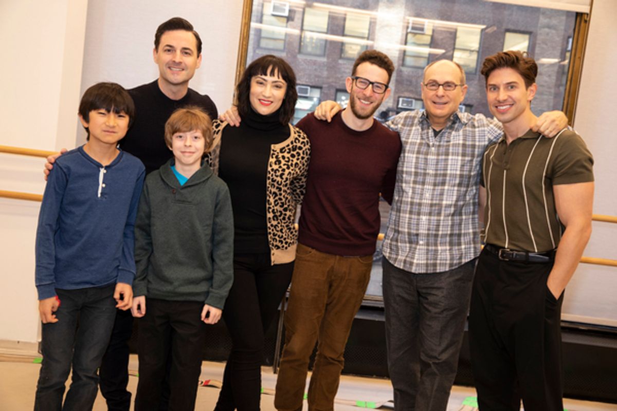 Jim Kaplan, Max von Essen, Thatcher Jacobs, Eden Espinosa, Nick Blaemire, James Lapine and Nick Adams at 