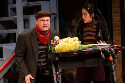Phillip Taratula (Tim Allgood) and Kimiye Corwin (Poppy Norton-Taylor) Photo