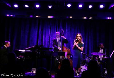 Tedd Firth, David Finck, Laura Osnes, Mark McLean Photo