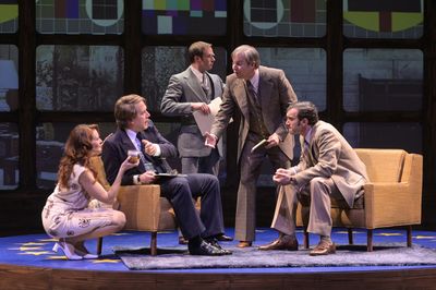 Caroline Cushing (Elena Wright), David Frost (Jeremy Webb), John Birt (Adam Shonkwile Photo