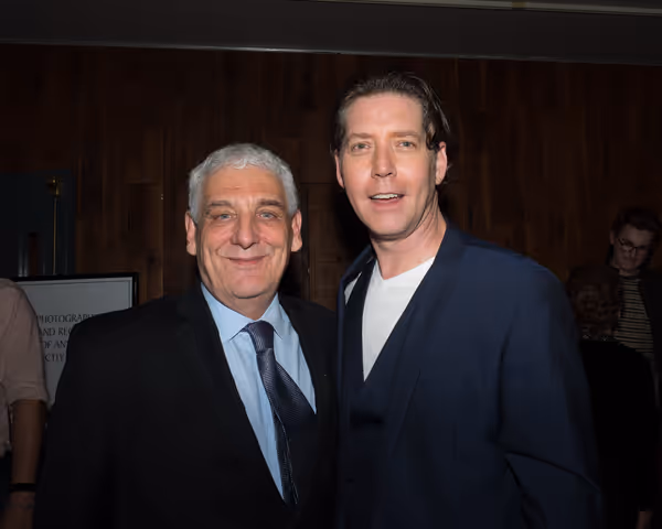 Director Glenn Casale and James Barbour Photo