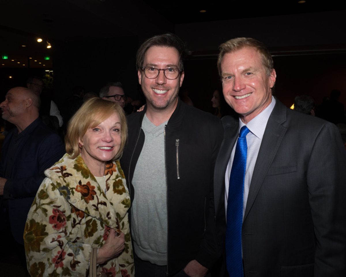 Executive Producers Cathy Rigby and Tom McCoy with Steven Young at 