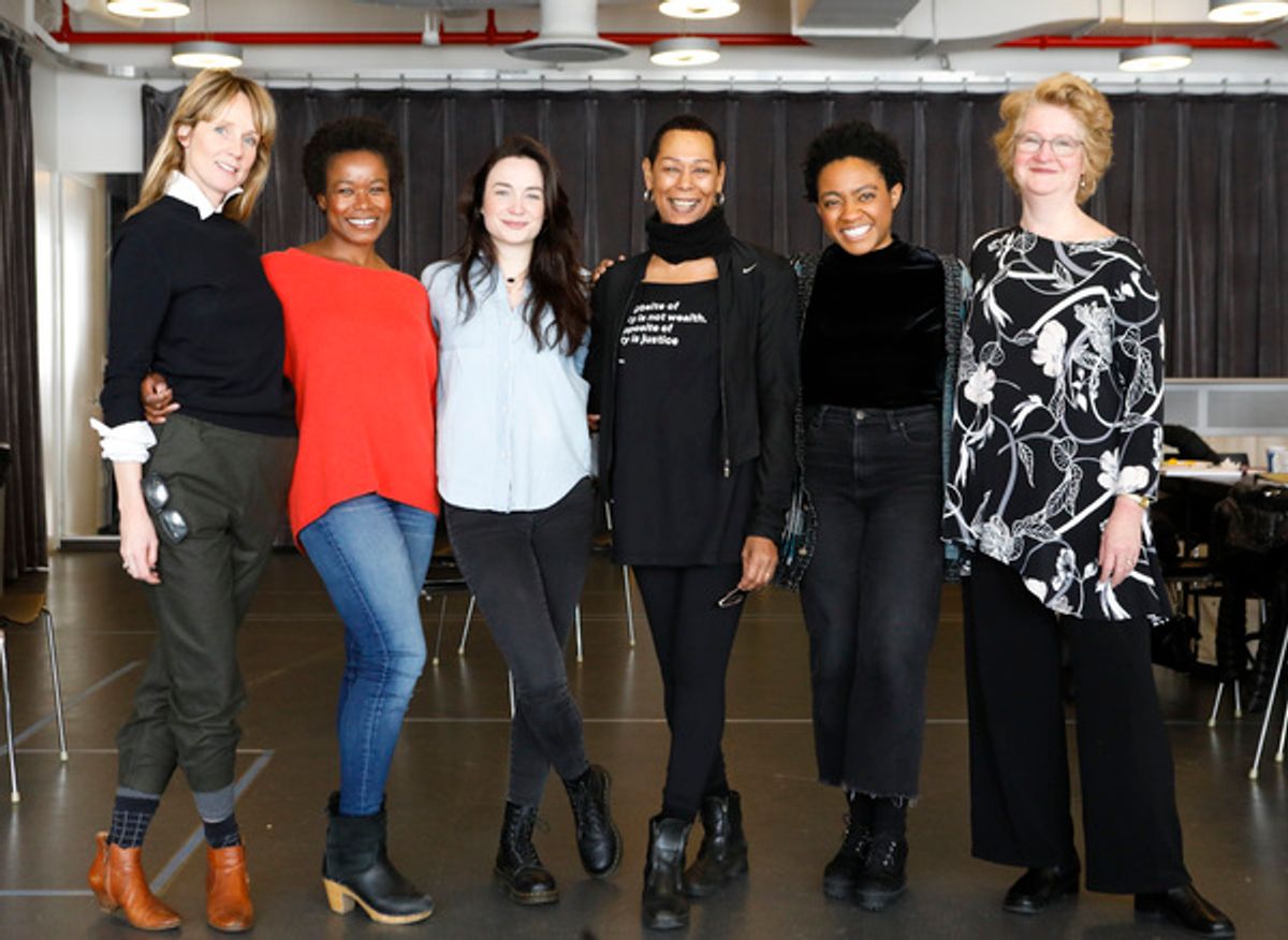 Lucy Taylor, Quincy Tyler Bernstine, Ismenia Mendes, Karen Kandel, Gabby Beans, and Marceline Hugot at 