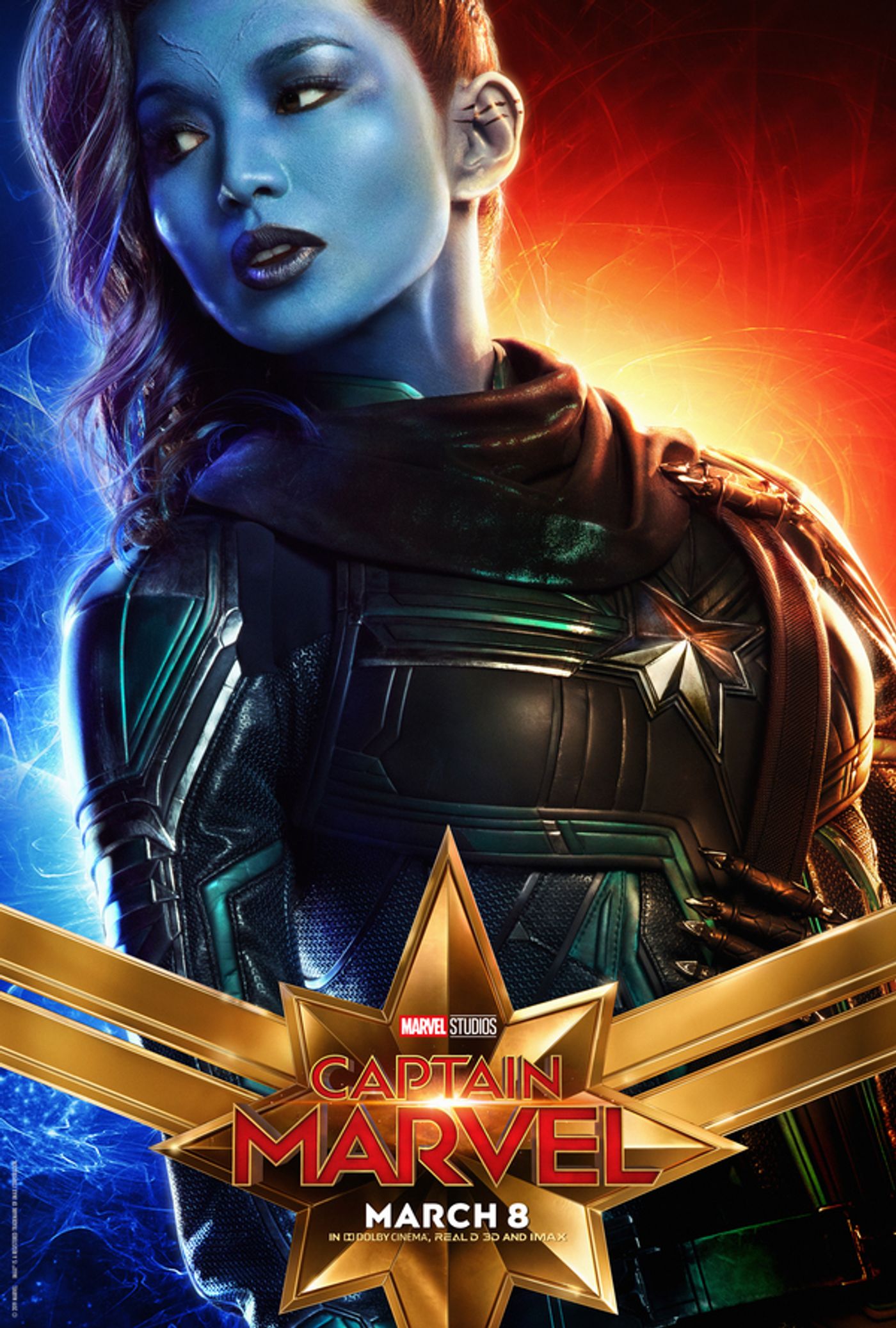 Photo Flash: See the New Character Posters for CAPTAIN MARVEL  Image