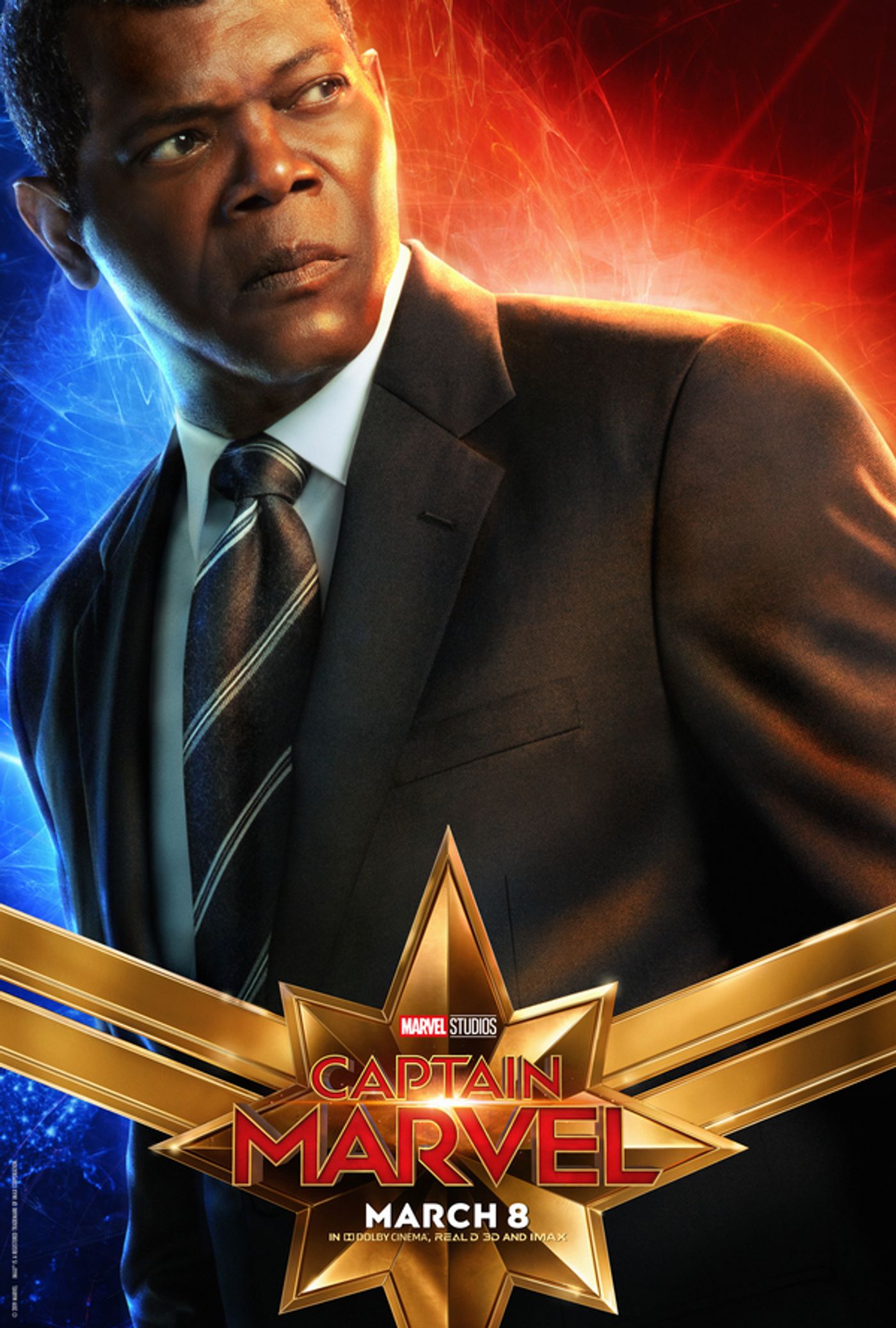 Photo Flash: See the New Character Posters for CAPTAIN MARVEL  Image