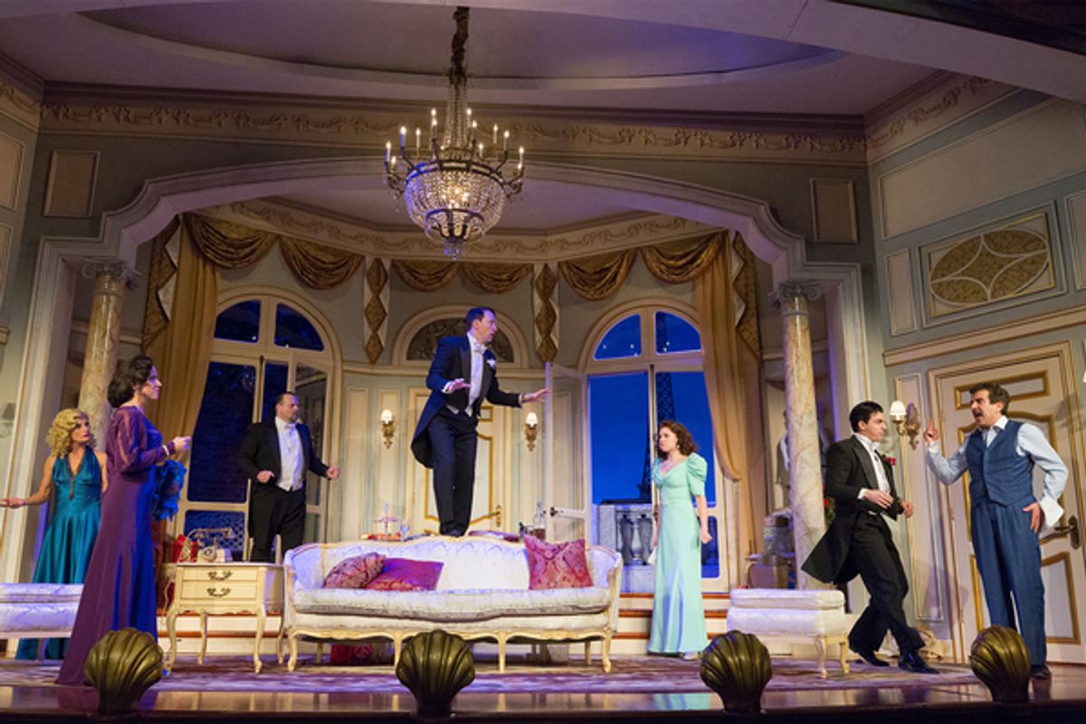 Company of Ken Ludwigâ€™s A COMEDY OF TENORS at 