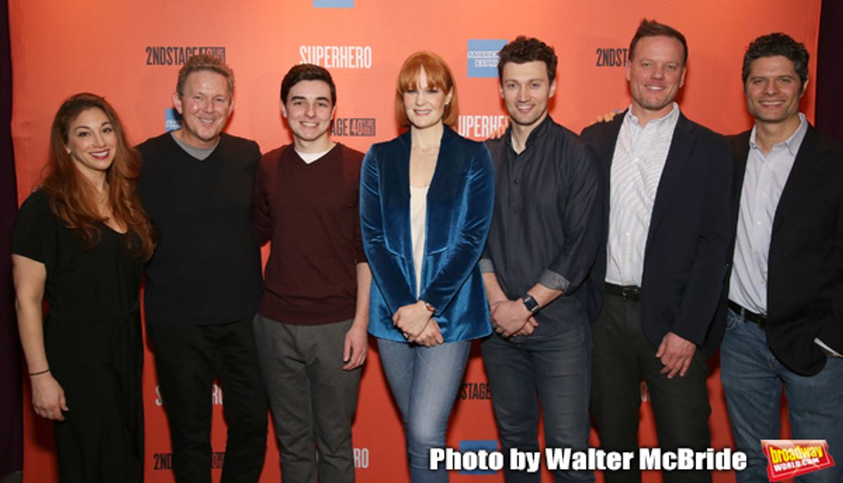 Lorin Lattaro, John Logan, Kyle McArthur, Kate Baldwin, Bryce Pinkham, Jason Moore and Tom Kitt at 