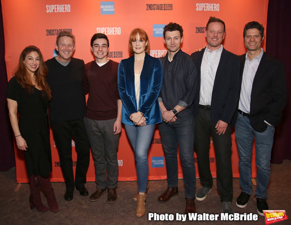 Lorin Lattaro, John Logan, Kyle McArthur, Kate Baldwin, Bryce Pinkham, Jason Moore and Tom Kitt  at 