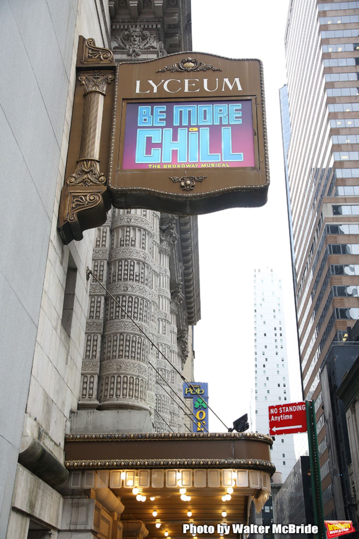 Photo Coverage: The BE MORE CHILL Gang Sees Their Brand New Marquee At the Lyceum!  Image