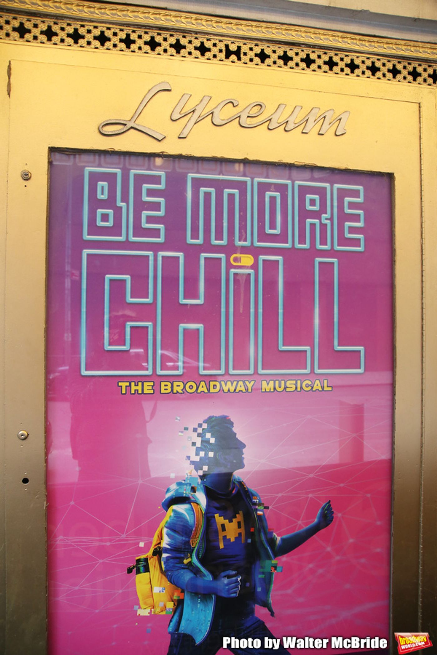 Photo Coverage: The BE MORE CHILL Gang Sees Their Brand New Marquee At the Lyceum!  Image