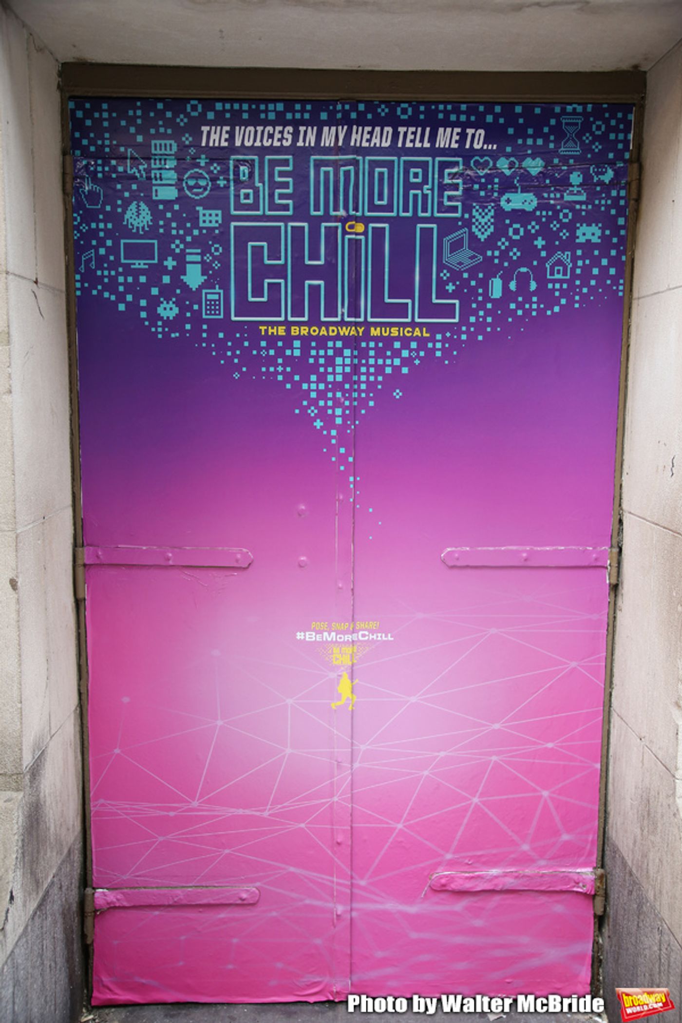 Photo Coverage: The BE MORE CHILL Gang Sees Their Brand New Marquee At the Lyceum!  Image