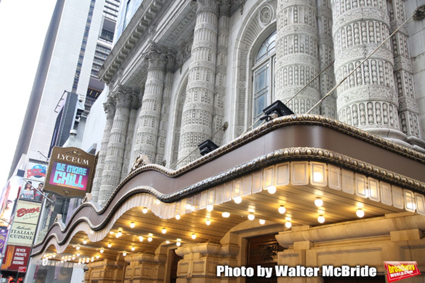 Photo Coverage: The BE MORE CHILL Gang Sees Their Brand New Marquee At the Lyceum!  Image