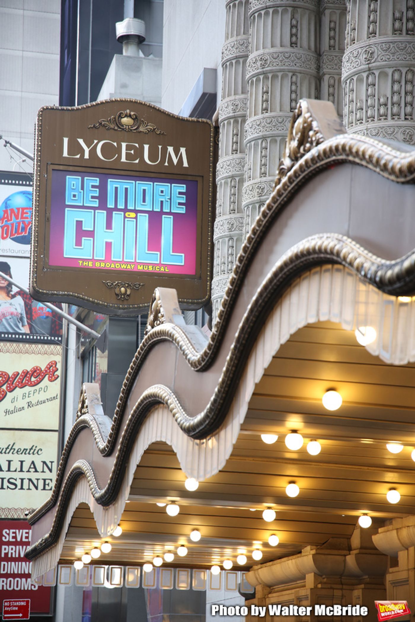 Photo Coverage: The BE MORE CHILL Gang Sees Their Brand New Marquee At the Lyceum!  Image