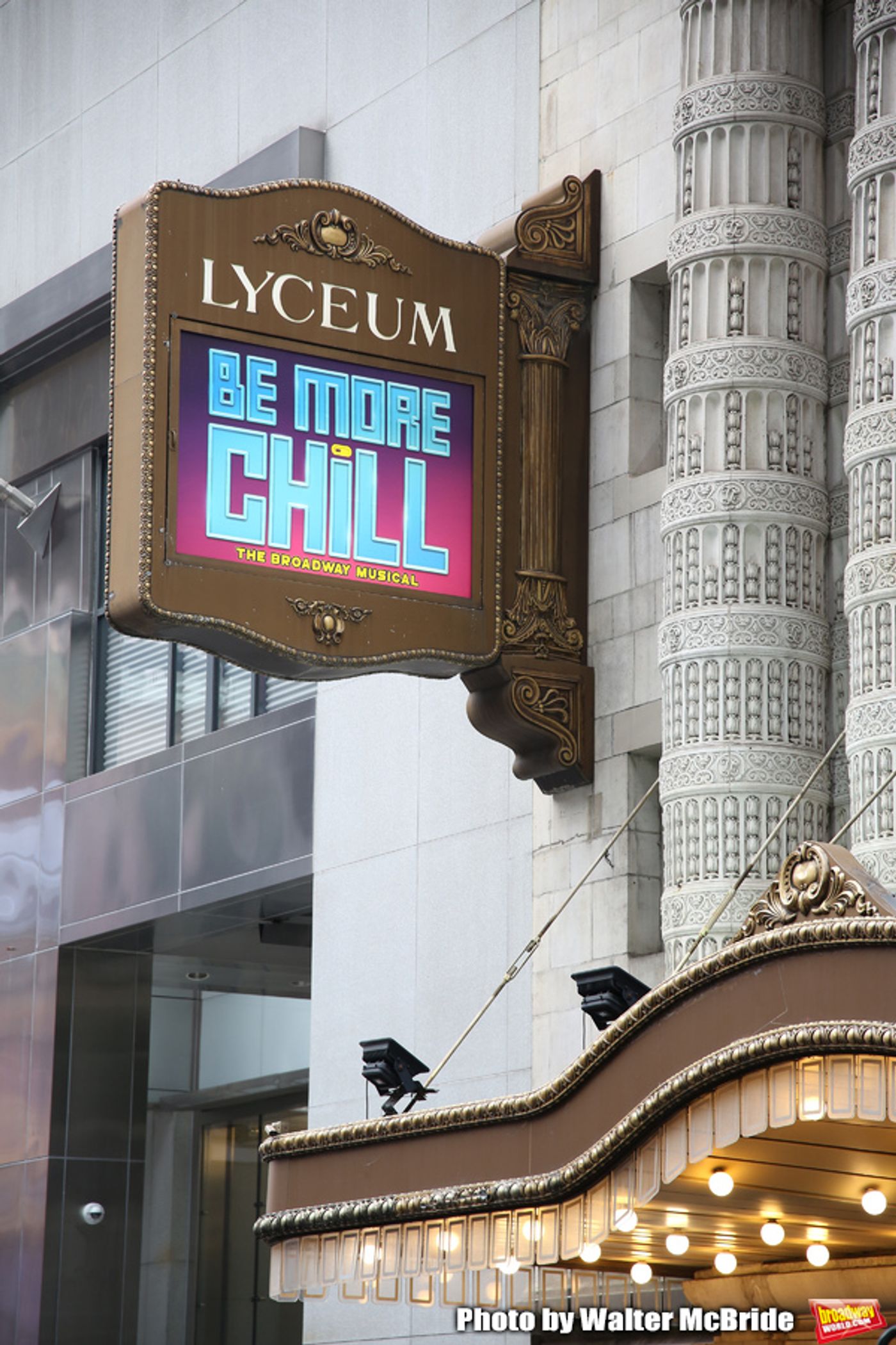 Photo Coverage: The BE MORE CHILL Gang Sees Their Brand New Marquee At the Lyceum!  Image