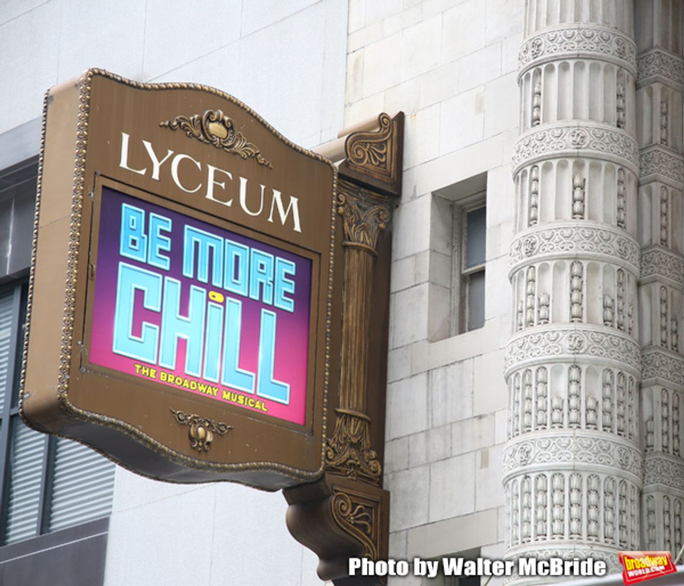 Photo Coverage: The BE MORE CHILL Gang Sees Their Brand New Marquee At the Lyceum!  Image