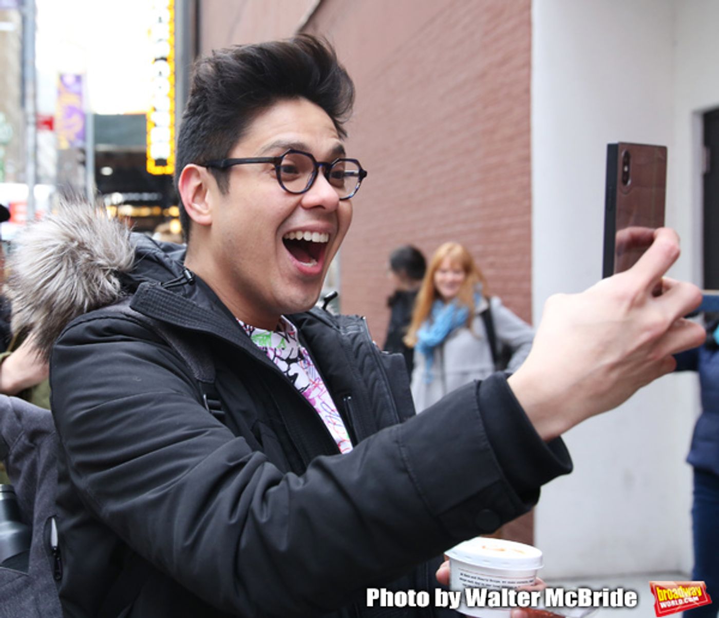 Photo Coverage: The BE MORE CHILL Gang Sees Their Brand New Marquee At the Lyceum!  Image