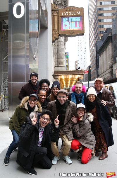 Joe Iconis with Gerard Canonico, George Salazar, Jason Tam, Stephanie Hsu, Tiffany Ma Photo