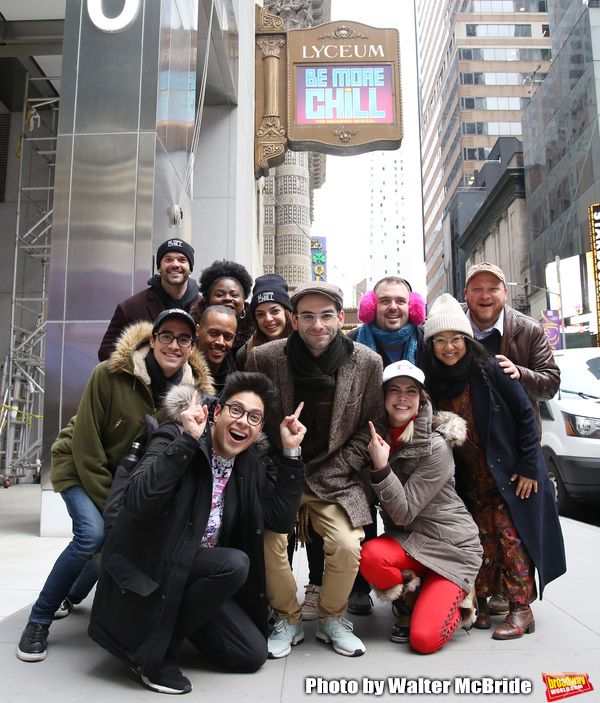 Joe Iconis with Gerard Canonico, George Salazar, Jason Tam, Stephanie Hsu, Tiffany Ma Photo
