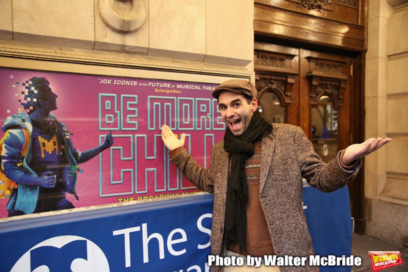 Photo Coverage: The BE MORE CHILL Gang Sees Their Brand New Marquee At the Lyceum!  Image