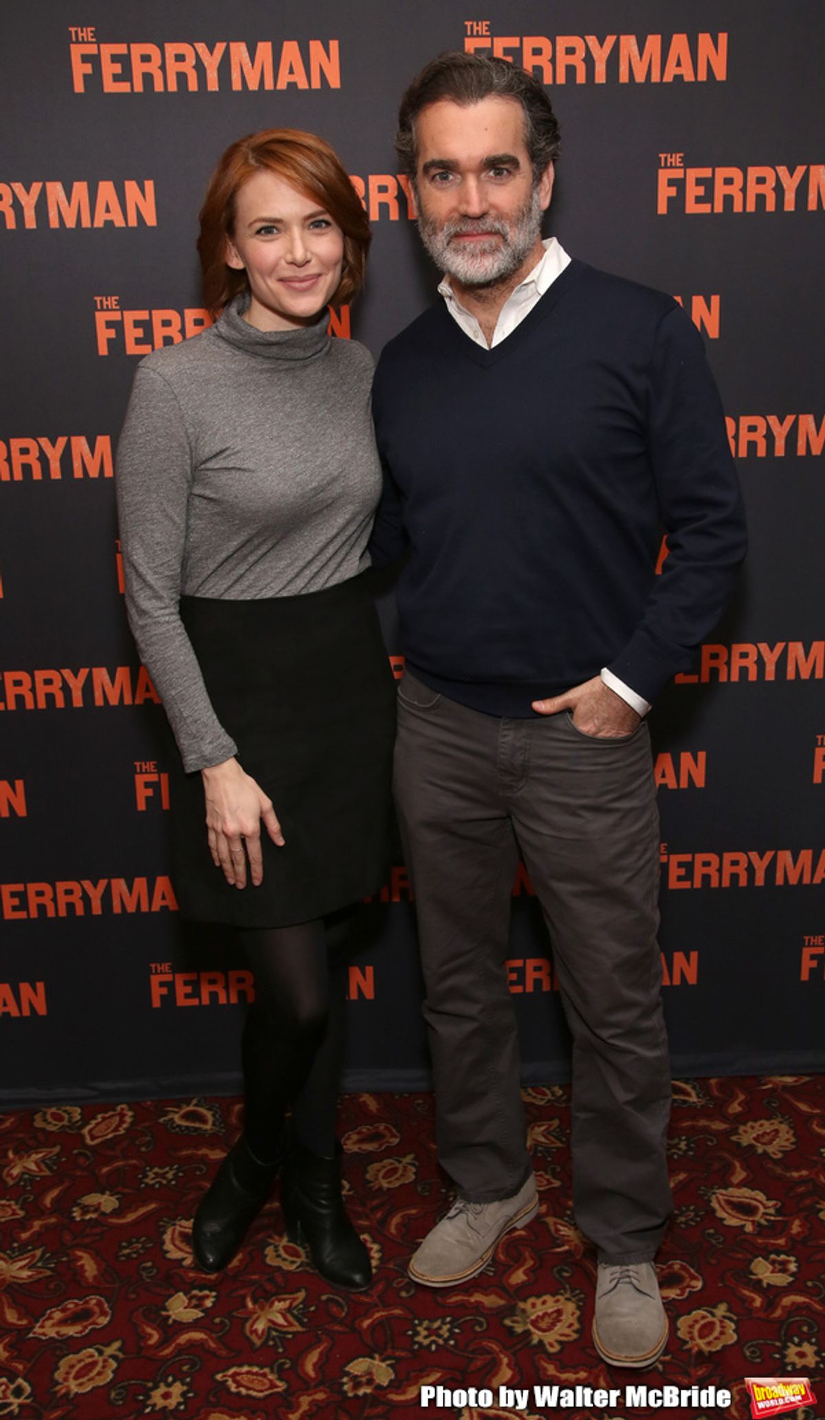 Holly Fain and Brian d'Arcy James  at 