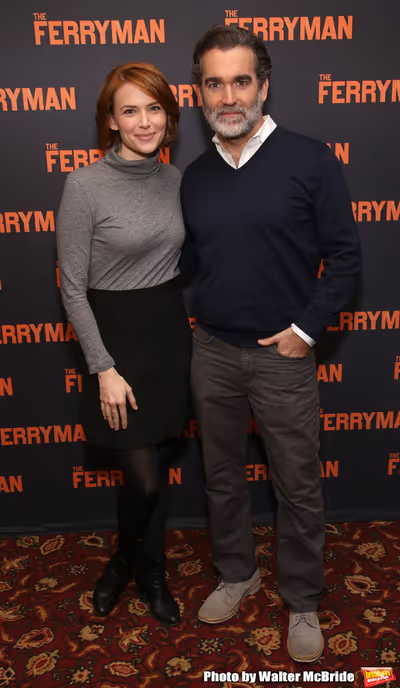 Holly Fain and Brian d'Arcy James  Photo