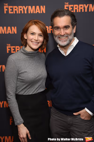 Holly Fain and Brian d'Arcy James  Photo