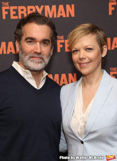Brian d'Arcy James and Emily Bergl  Photo